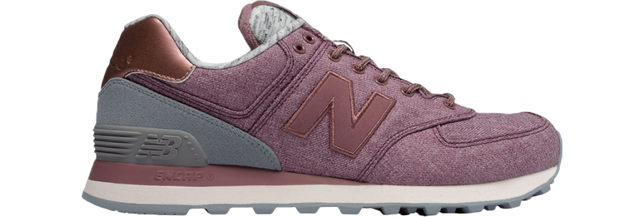 new balance rose gold trainers 574