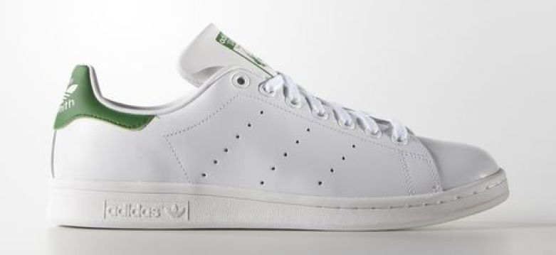 Men’s Stan Smith shoes by Adidas. Photo from http://www.adidas.com/us/stan-smith-shoes/M20324.html?pr=CUSTOMIZE_IMG_Stan%2520Smith%2520Shoes 
