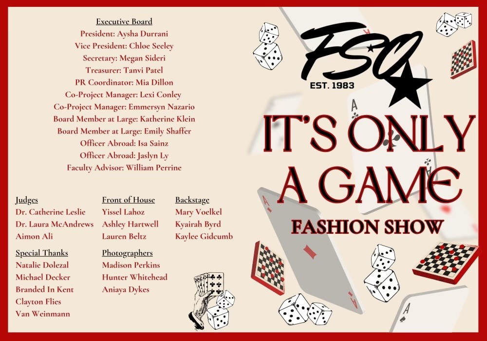 Spring '25 FSO Fashion Show: IT'S ONLY A GAME